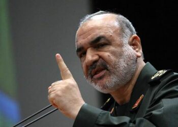 El comandante de la Guardia Revolucionaria, Hossein Salami