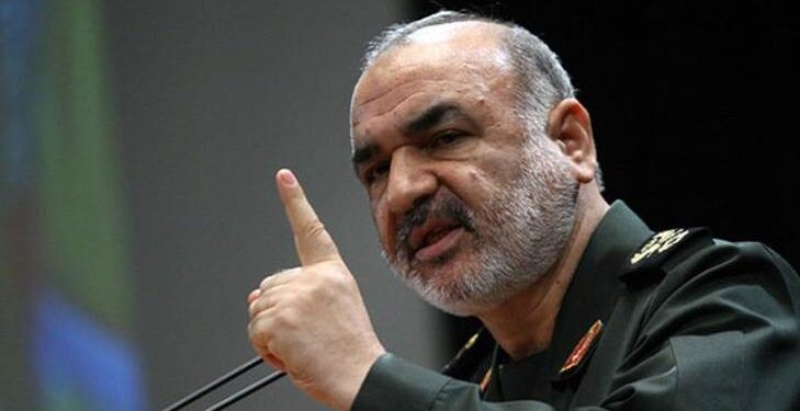 El comandante de la Guardia Revolucionaria, Hossein Salami