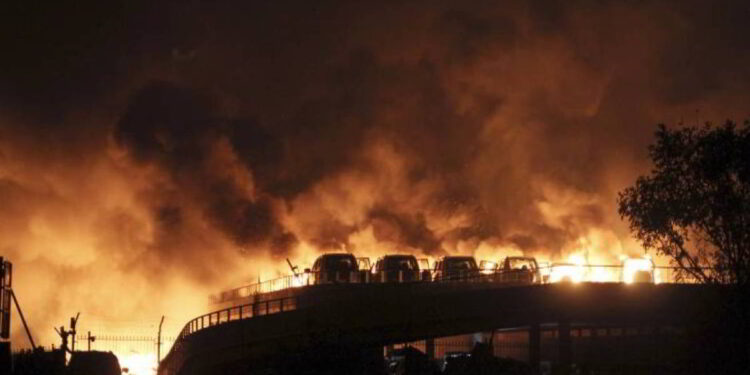 irán-drones-explosión