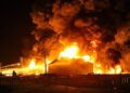 Una base militar iraní sufrió un gran incendio