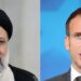 Ebrahim Raisi y Emmanuel Macron