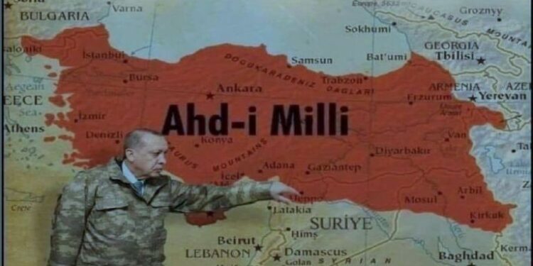 Un asesor de Erdogan dijo que Turquía se apropiará de territorios de países vecinos