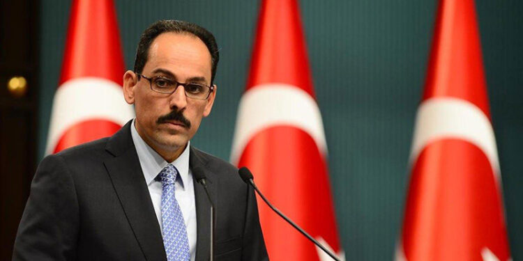 El vocero de la Presidencia de Turquía, Ibrahim Kalin