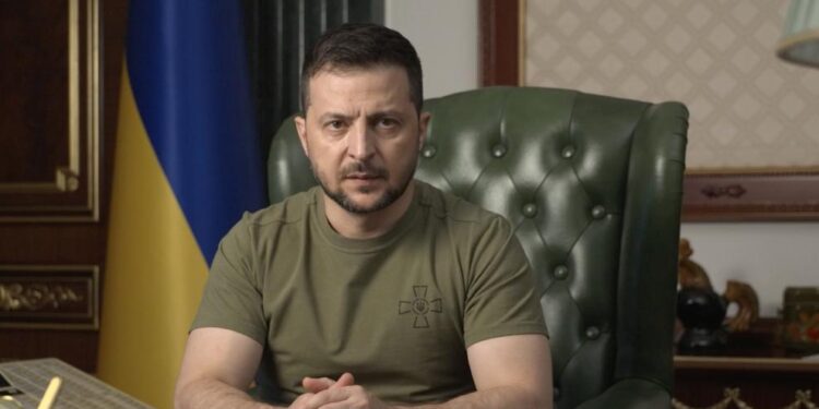 El presidente de Ucrania, Volodimir Zelenski