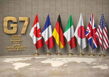 Banderas de países miembros del G7