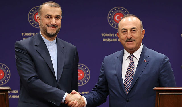 Amir Abdollahian y Mevlut Cavusoglü