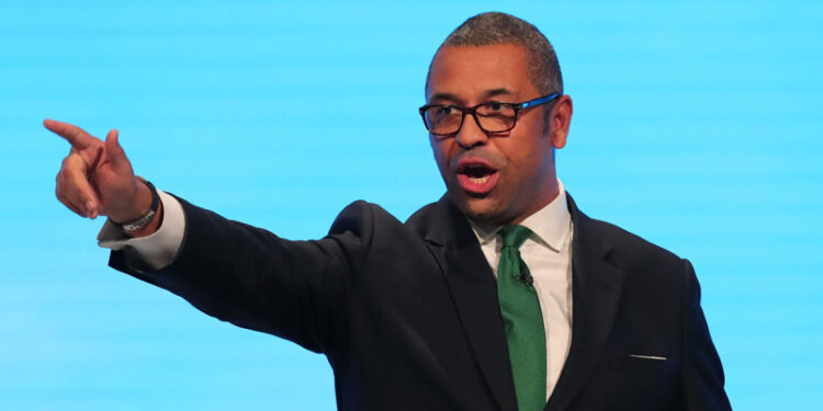 El ministro de Asuntos Exteriores de Reino Unido, James Cleverly