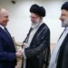 Putin junto a Raisi y Jamenei