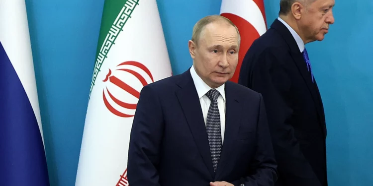 Vladimir Putin y Tayyip Erdogan