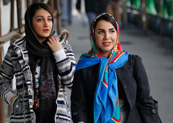 Mujeres iraníes con hiyab