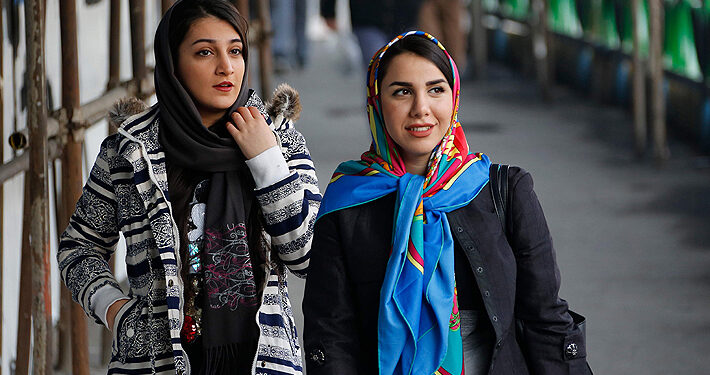 Mujeres iraníes con hiyab