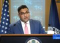 El vocero adjunto principal del Departamento de Estado de EE. UU., Vedant Patel
