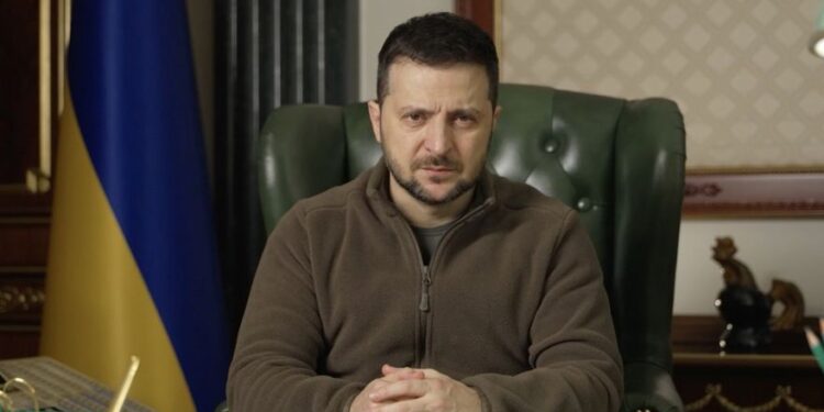 El presidente de Ucrania, Volodimir Zelenski