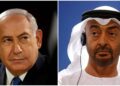 Netanyahu y Mohammed bin Zayed al-Nahyan