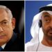 Netanyahu y Mohammed bin Zayed al-Nahyan