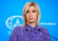 La portavoz del Ministerio de Relaciones Exteriores de Rusia, Maria Zakharova