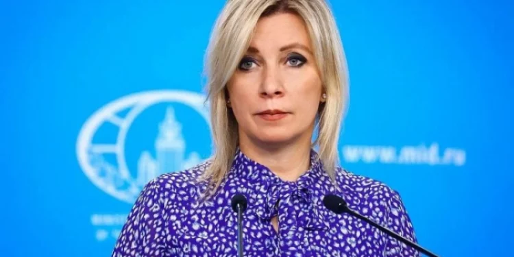 La portavoz del Ministerio de Relaciones Exteriores de Rusia, Maria Zakharova