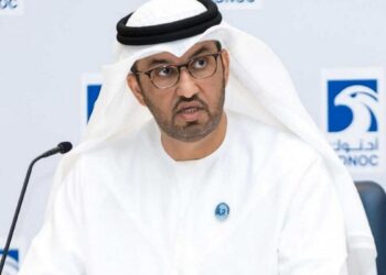 El presidente de la COP28,, Sultán Al Jaber