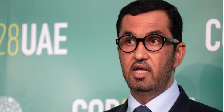El presidente de la COP28, Sultan Al Jaber