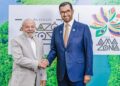 El presidente de Brasil, Lula da Silva, y el presidente de la COP28, Sultán Al Jaber
