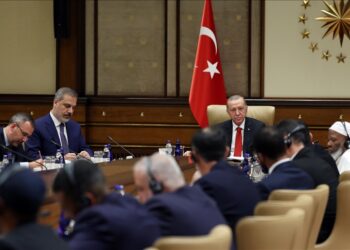 Erdogan junto a miembros de los Hermanos Musulmanes