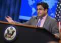 El portavoz del Departamento de Estado de Estados Unidos, Vedant Patel