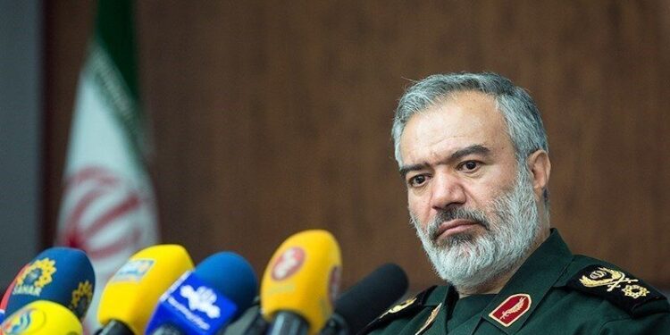 El subcomandante en jefe de la Guardia Revolucionaria, Ali Fadavi