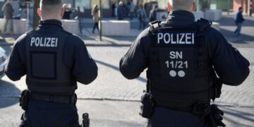 Dos miembros de la policía alemana