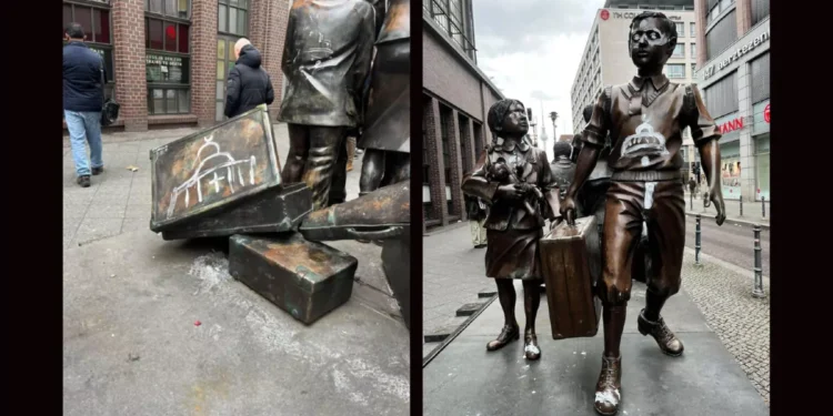 Monumento judío vinculado al Holocausto vandalizado