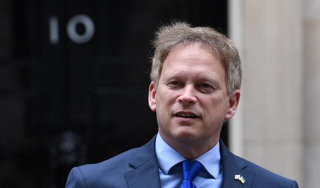 El secretario de Defensa del Reino Unido, Grant Shapps