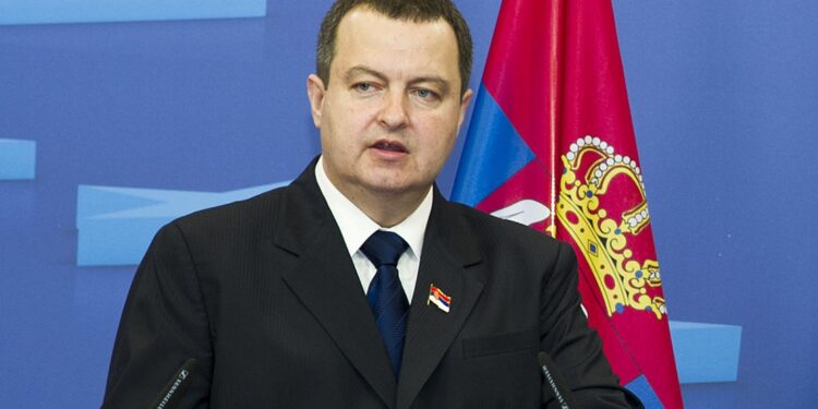 El ministro del Interior de Serbia, Ivica Dacic