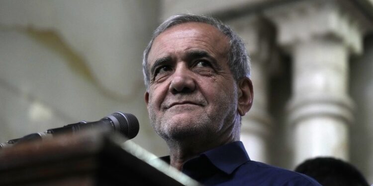 El presidente de Irán, Masoud Pezeshkian