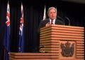 El primer ministro de Asuntos Exteriores de Nueva Zelanda, Winston Peters