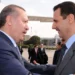 El presidente de Turquía, Tayyip Erdoğan (izq.) junto a su homólogo sirio, Bashar al-Ásad