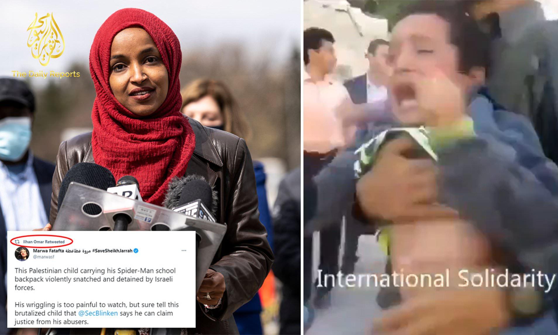 Omar retweets video by anti-Israel group investigated by FBI for possible terrorism ties