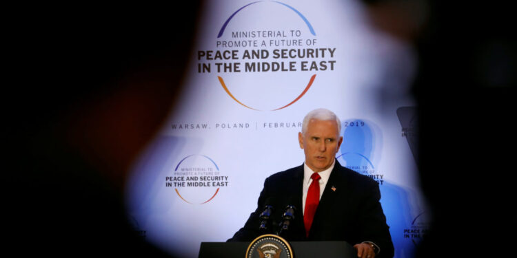 Pence spoke to anti-regime activists in Washington on Iran deal