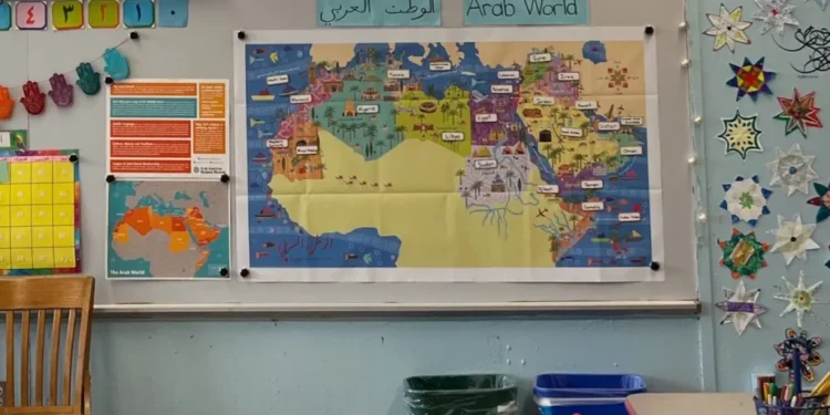 Qatar-Funded Classroom in Brooklyn Public School Sparks Controversy by Omitting Israel, Labeling it as Palestine: Allegations of ‘Jewish Erasure’